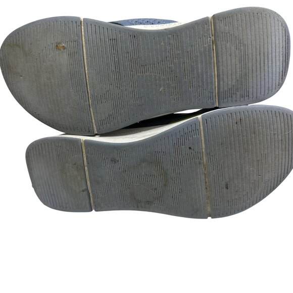 Ryka Womens Re-Zorb Lite Cushion Gray & Lime Slide Sandals Size 8M - Picture 8 of 8